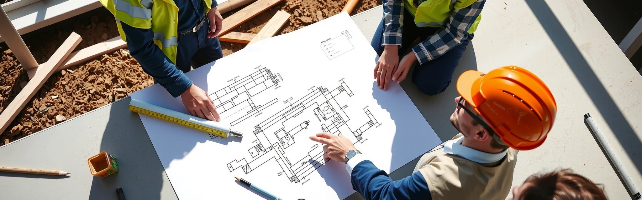 Reunión técnica en obra